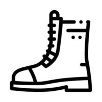 boot for travel icon vector outline illustration