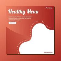 Editable minimal square banner template. Suitable for social media post and web internet ads. Vector illustration with photo college