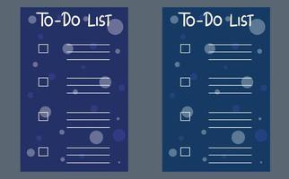 To-Do List Template Illustration Free Vector