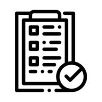 Tablet Clip With Approved Check List Vector Icon