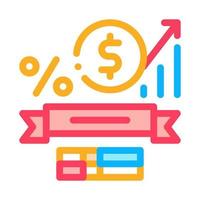 ilustración de contorno de vector de icono de graduación de materias matemáticas