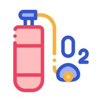 Oxygen Cylinder Alpinism Equipment Vector Icon