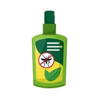 repellent bug spray color icon vector illustration