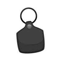 ring keychain key cartoon vector illustration