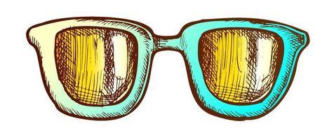 Glasses Horn-rimmed Stylish Accessory Color Vector