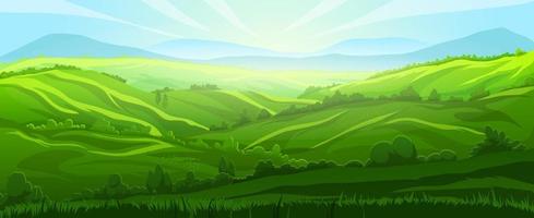 hill background landscape vector