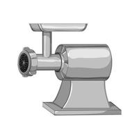 mincer meat grinder cartoon vector illustration