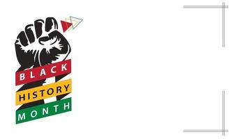 Black history month celebrate. vector illustration design graphic Black history month.