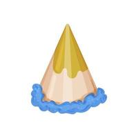 cone party hat cartoon vector illustration