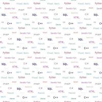 programming world pattern vector