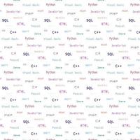 programming world pattern vector