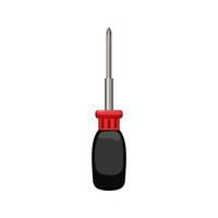 hand screwdriver tool cartoon vector illustration