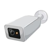 system security camera cctv cartoon vector illustration