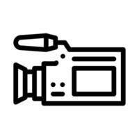 Video Camera Tool Icon Vector Outline Illustration
