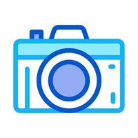 Photo Camera Icon Vector Outline Illustration