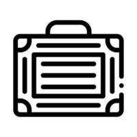 Equipment Case Icon Vector Outline Illustration