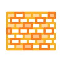 Brick Wall Icon Vector Outline Illustration