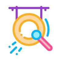 Gong Icon Vector Outline Illustration