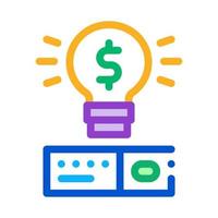 savvy data storage solution icon vector outline illustration
