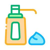 cream bottle icon vector outline illustration