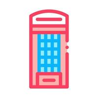 call machine icon vector outline illustration