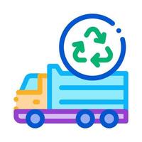 environmental truck icon vector outline illustration