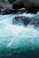 background nature, river flowing between the rocks - stock photo free