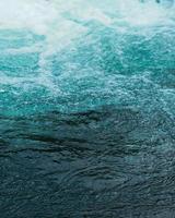 waterfall in the forest  - stock photo close up