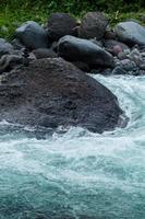 water flowing into the rocks - no 5 photo