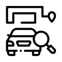 technical study of machine icon vector outline illustration