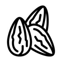 cocoa beans icon vector outline illustration