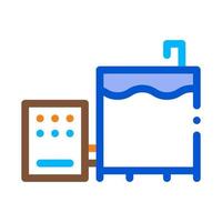 milk fullness icon vector outline illustration