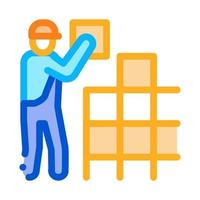 tile stacker icon vector outline illustration