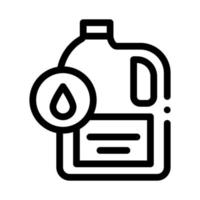 liquid fuel icon vector outline illustration