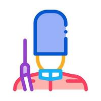 royal guard icon vector outline illustration