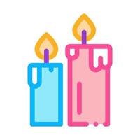 Aroma Candles Icon Vector Outline Illustration