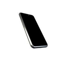 3D Rendering Phone Mockup Isolated on white background photo