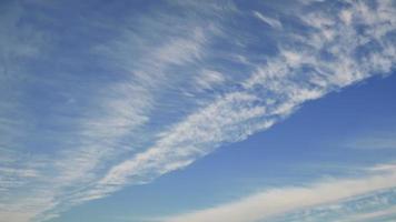 Beautiful blue sky with clouds background. Sky clouds. Air and fluffy clouds in the blue sky on a sunny day, background texture. Copy space. The concept of hope. photo