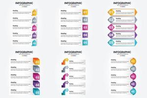 las ilustraciones vectoriales de este conjunto son ideales para crear infografías para publicidad. folletos volantes y revistas. vector