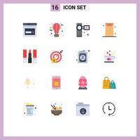 Stock Vector Icon Pack of 16 Line Signs and Symbols for beautician envelope hot business video Editable Pack of Creative Vector Design Elements