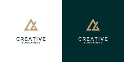 Abstract Letter N Luxury Beauty Logo Design vector