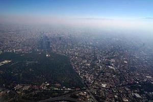 ciudad de méxico vista aérea paisaje urbano panorama foto