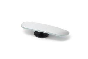 Car Blind Spot Mirror is an additional glass that is attached to the near side of the car's rearview mirror and can reach a wider view isolated on a white background. photo