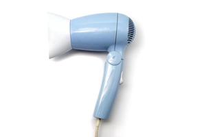 hair dryer isolated on a white background photo