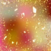 Gradient iridescent color background  with gold sparkle photo