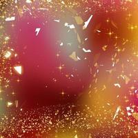 Gradient iridescent color background  with gold sparkle photo