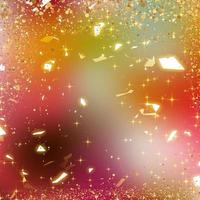 Gradient iridescent color background  with gold sparkle photo