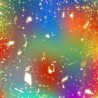 Gradient rainbow color background  with gold sparkle photo
