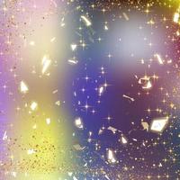 Gradient  colorful  background  with gold sparkle photo