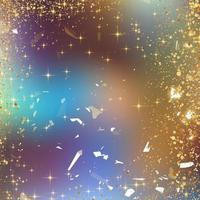 Gradient  colorful  background  with gold sparkle photo